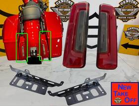 Harley-davidson 48849 2023-2026 Oem Touring Rear Fender Tail Lights Turn Signals Brake