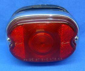 5933144 Harley-davidson Vintage Oem 1968 Guide Tail Light Assembly Shovelhead Panhead Flh