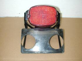 59993-80b Harley-davidson Softail Dyna Oem Taillight License Plate Holder Assy