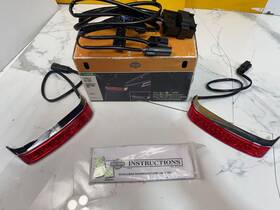 67800241a Harley-davidson 47534 Oem 14-23 Touring Led Saddlebag Chrome Red Running Brake Turn Lights