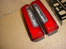 67801345 Harley-davidson 24-25 Cvo Street Glide Road Taillight Set With Brackets