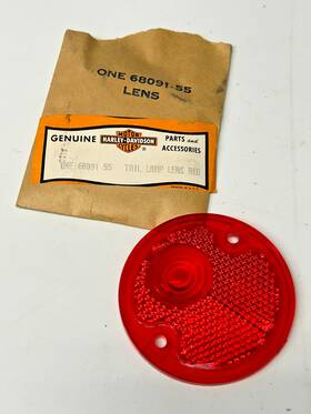 Harley-davidson 68091-55 Oem H-d Hummer Taillight Lens -