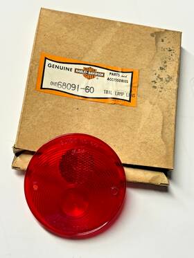 Harley-davidson 68091-60 Oem H-d Aermacchi Hummer Tail Lamp Lens -