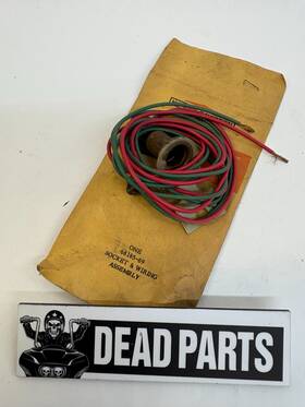 68185-69 Harley-davidson Nos Oem Tail Lamp Light Socket Wiring Assembly