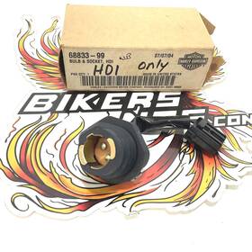 68833-99 Harley-davidson Nos Genuine Hdi Tail Light Bulb Socket