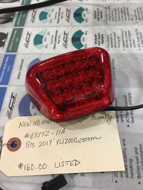 69352-11a Harley-davidson Oem Rear Taillight Assembly #69352-11a