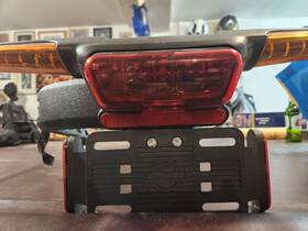 Hd67900536 Harley-davidson Black Motorcycle Turn Signals Tail Light Led For Fxdr114