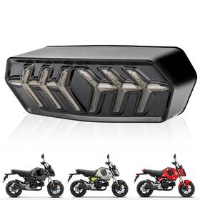 Ha-tl-001 Hazawa Integrated Tail Light With Turn Signal Sequential Led Motorcycle Smoke