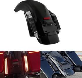 Hcusla015105 Hcmotorku Led Rear Fender Fascia System Turn Signal For Harley Touring 09-13