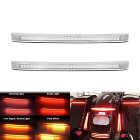 La017001 Hdbubalus Motorcycle Saddlebag Tail Brake For 2014-2023 Touring Clear Lens