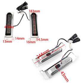 Hkseller-au 550756841995 Led Saddlebag Support Filler Lights For Harley Electra Glide Ultra Limited