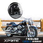 Hl-jeep-r7in-cr-g1-1pc Xprite Round Cree Led Drl Headlight For Harley Davidson Motorcycle