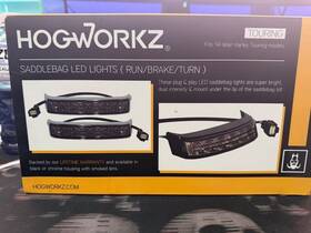 Hw307103 Hogworkz Led Saddlebag Turn Signal Brake Running Light Chrome Harley Touring 14