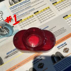 33701041671 Honda 33701042671 1966 Cl77 Tail Light Lens Two Available Used