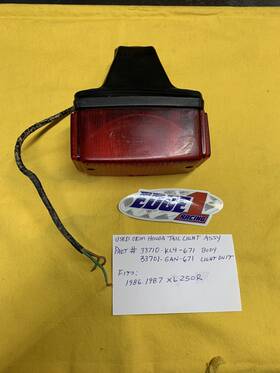 33710-kl4-671 Honda Oem Tail Light Assy 1986-1987 Xl250r Ahrma