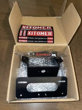 33720-k26-g01 Honda Grom Motorcycle Liscense / Taillight Plate Holder With Light