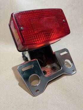 33791425772 Honda 1979 - 1982 Cx500c Rear Taillight Brake Light With License Plate Bracket
