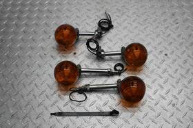 7812750 Honda 1973 Cb350f Four - Oem Front And Rear Turn Signals