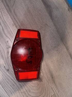 Hm-16rc-sae Honda 70-78 Cb 350 360 750 Oem Rear Tail Light Lens Stanley Stla 71