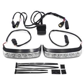 Usmt450-003-bk Httmt Cl Led Black Saddlebag Brake Turn Light Clear Lens For Flhr Flhtkse Flhrse Fltruse