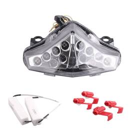 47yftzk310w Hukyu Motorcycle Led Rear Tail Brake Lights Taillamp For Kawasaki Ex650 2010-2012 2011