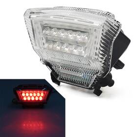Hukyu 550736450667 Integrated Led Tail Light Turn Signals For Kawasaki Ninja Zx-10r 2011-2015 Clear