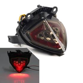 Hukyu 550738462385 Integrated Led Tail Light Turn Signal Lamp For Hondacbr 500 2013-2014 Black