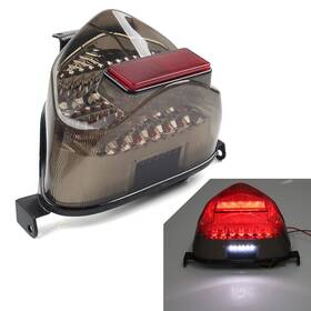 Hukyu 550742503937 Tail Light Turn Signals For Suzuki Gsxr 600 750 2000-2003 Black