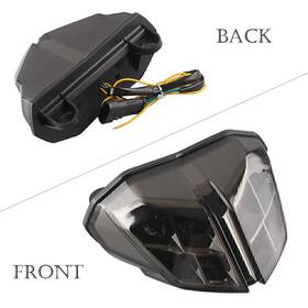 Hukyu 612012640718 Led Taillight Integrated Turn Signal Lamp For Ducati Streetfighter 848 2012-14