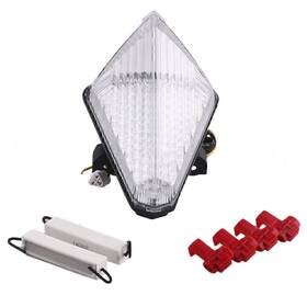 Dc9-12v Hukyu 612039457795 Led Rear Brake Turn Signal Tail Light For Yamaha Yzf R1 2007 2008 Clear
