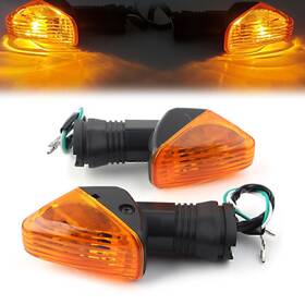 Hukyu 612045575988 Rear Turn Signal Lights For Kawasaki Ninja Zx-6r 600 636 Z750s Kle 500/650