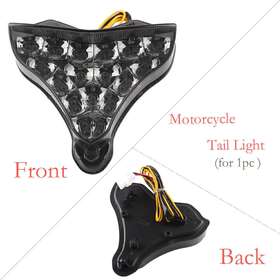 Hukyu 612045648149 Motorcycle Led Black Tail Brake Light Lamp For Yamaha Yzf R1 2009-2013 2010