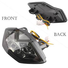 Hukyu 612046255919 Led Taillight Integrated Turn Signal Lamp For Kawasaki Z1000 2012 2013 Tb