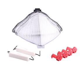 Hukyu 612046256916 1pc Motorcycle Led Clear Tail Brake Lights Taillamp For Yamaha R1 2004-2006 2005