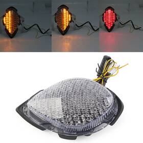 Hukyu 612046567593 Motorcycle Tail Brake Lights Taillights Taillamp For Yamaha Roadstar 2004-2008