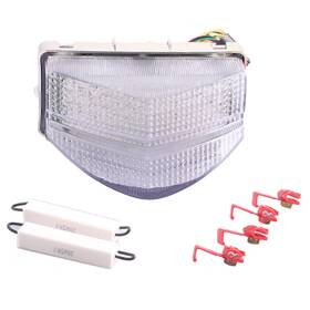 Hukyu 612046646038 Motorcycle Led Tail Brake Lights Taillamp For Honda Cbr600 F4i 2001-2003 2002