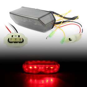Hukyu 612046880449 Brake Rear Tail Light Breaking Lamp Smoke Lens Fit 14-16 Honda Grom/msx 125 S