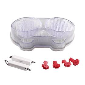 Hukyu 612046911716 Motorcycle Tail Brake Lights Taillamp For Kawasaki Ninja Zx6r Zx9r 1998-2002 01