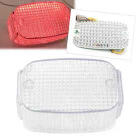 Hukyu 612046988268 Pair Led Tail Light Turn Signal For Kawasaki Vulcan 800 Classic 1500 88 Clear Tb