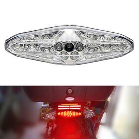 Hukyu 612063622442 Univesal Atv Led Rear Tail Light Retro Brake Fit For Honda Yamaha Harley