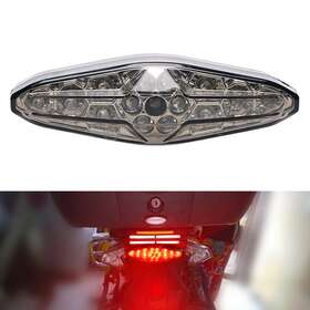Hukyu 612063672140 Univesal Atv Led Rear Tail Light Retro Brake For Honda Yamaha Harley