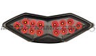 K-10z1-s Z1000 Sequential Tail Integrated Signals Led Motodynamic - Light Smoked