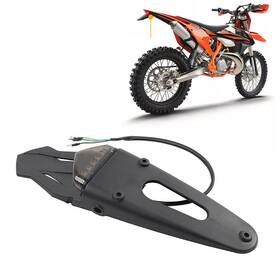 Kabusikikaisya-kawausa 550736318967 Rear Mudguard Tail Light Brake Lamp For Off-road Motor Motocross Dirt Bike Black