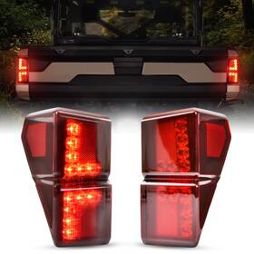 Kti-030108-008 Katimoto Led Tail Lights For Ranger Xp 1000 18-25 Red Rear Brake Stop Lamp