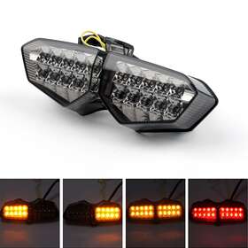 Tl-319-smoke Kingdarn Smoke Integrated Led Tail Light Signals For Yamaha Yzf R6 2003-2005 R6s 06-08 F1