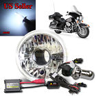Knockoffparts005593 Kno For Harley Round Usa Clear Proj Headlight Bucket Hid