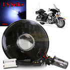 Knockoffparts006177 Kno For Harley Round Black Proj Headlight Bucket Diy Upgrade