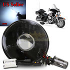 Knockoffparts006198 Kno For Harley Round Black Proj Headlight Bucket Upgrade Hid