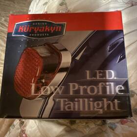 4970 Kuryakyn Led Low Profile Taillight Red Lens