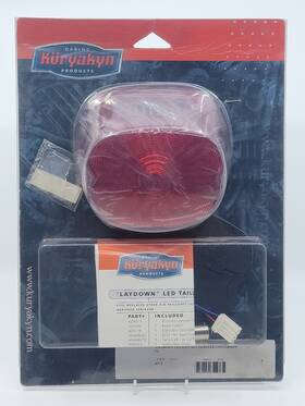 4973 Kuryakyn Laydown Taillight Red Lens Led Conversion For Harley Davidson
